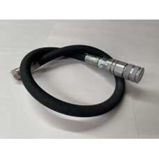 3' Supply Hydraulic Hose Whip w/ Quick Connect Coupler