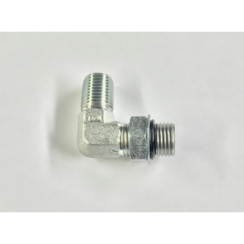 1/4" Pipe male/90 Fitting O-Ring Boss